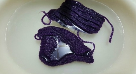 대바늘배우기 게이지와 스와치