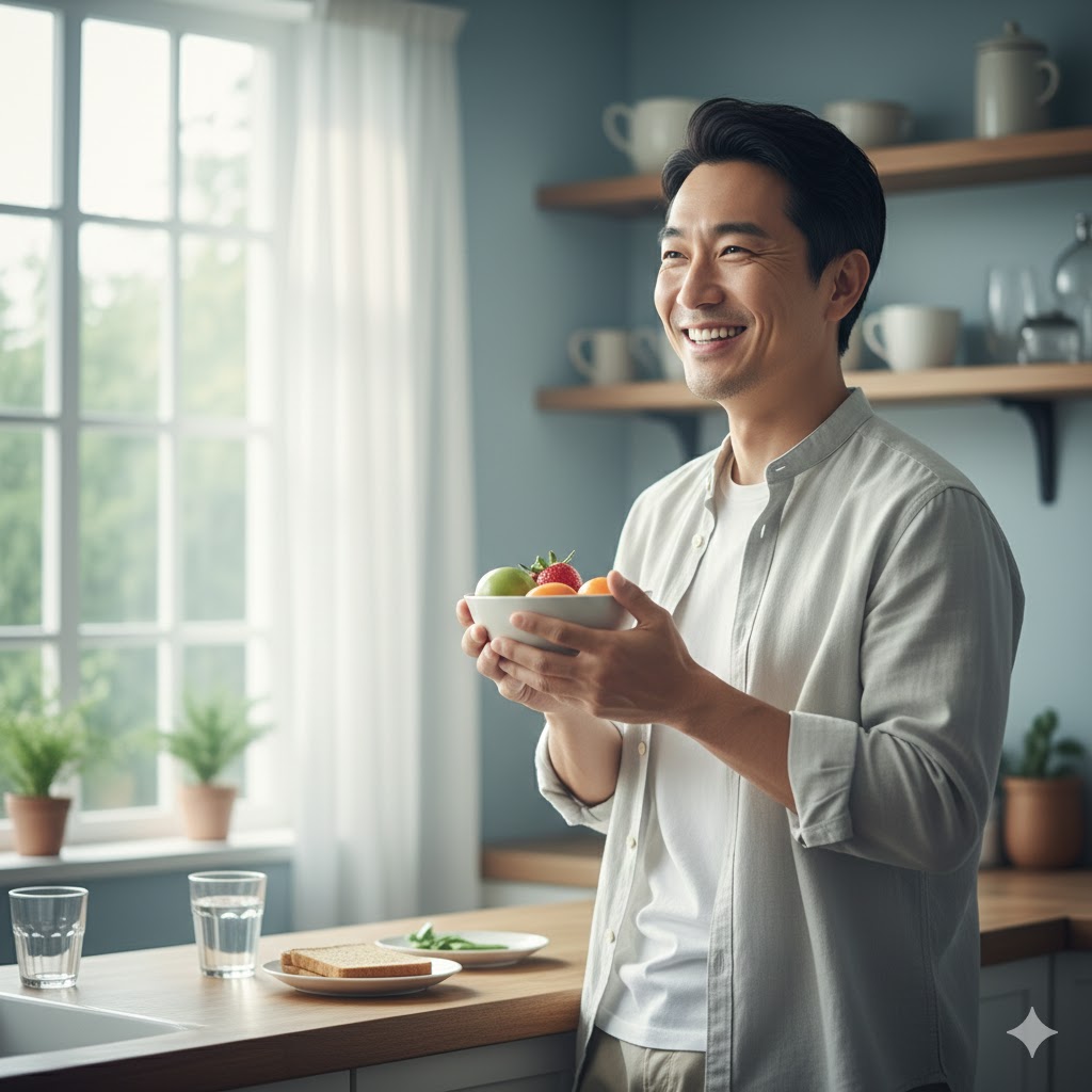 과식을 피한 날 느껴진 편안함 사진