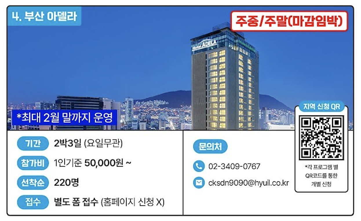 워케이션 지원사업 정부지원금 숙소신청 (2025)