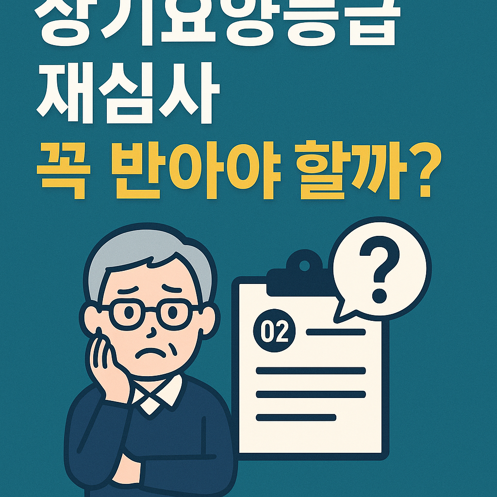 장기요양등급 재심사, 꼭 받아야 할까 실패 없는 판단 가이드