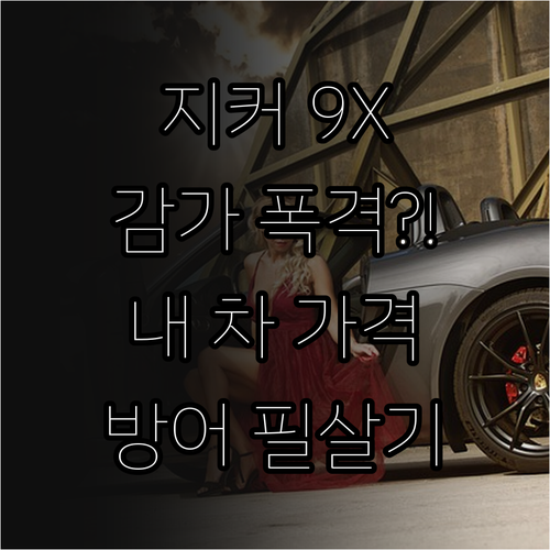 지커 9X 중고차 감가 분석과 잔존 ..