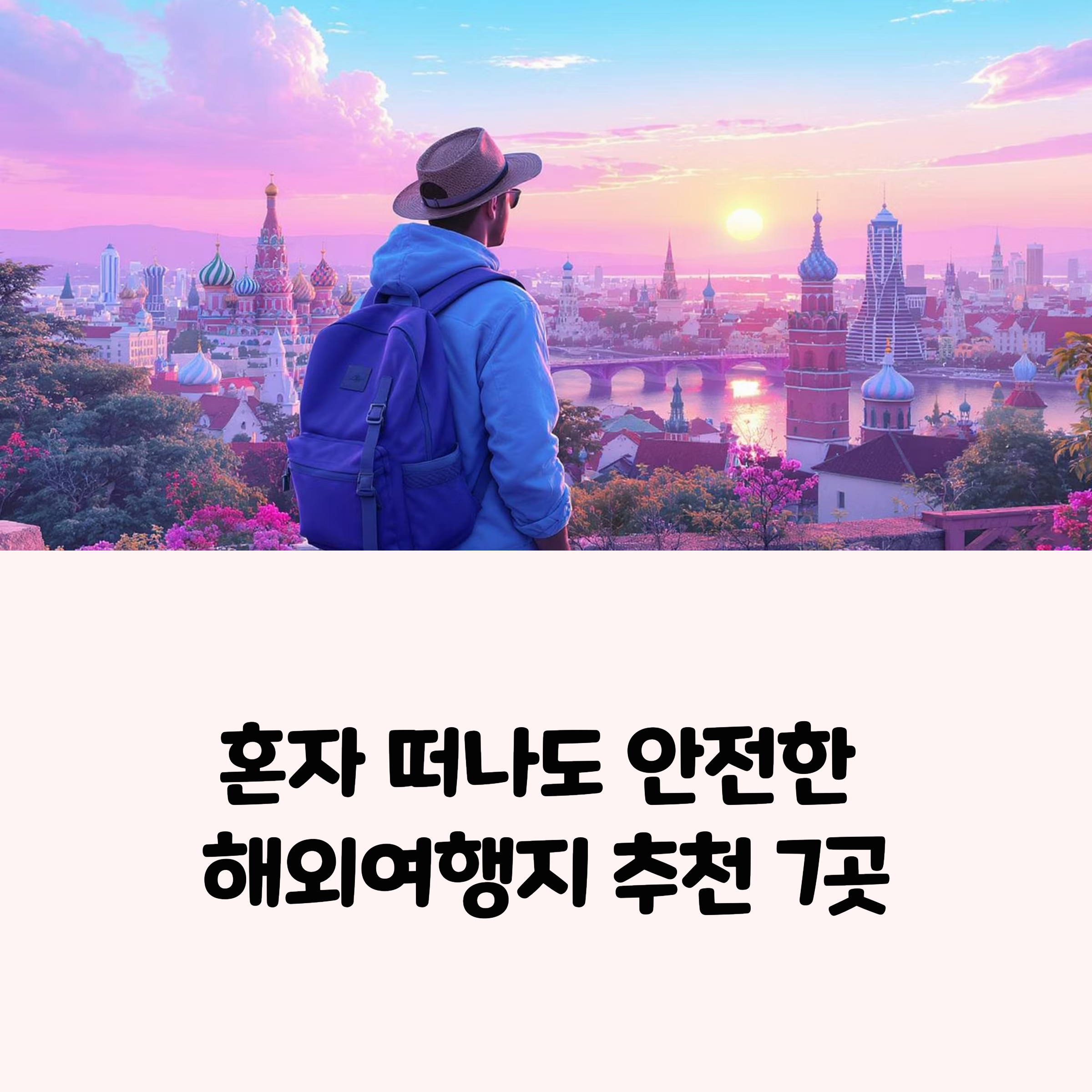 혼자 떠나도 안전한 해외여행지 추천 7선