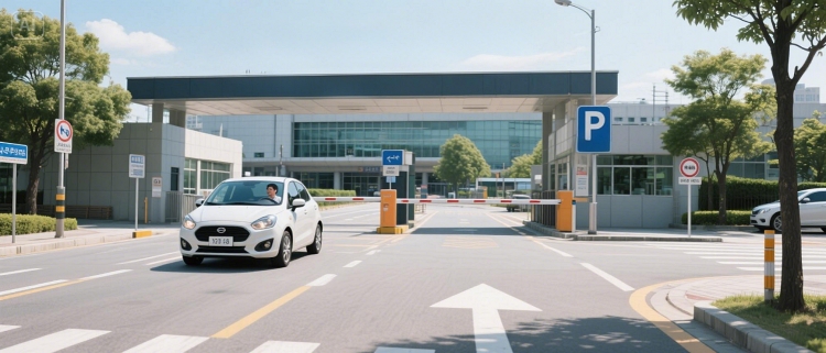 용산역 공영주차장 위치 및 진입로