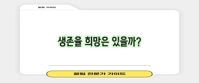 신장암 4기 생존율과 최신 치료 현황