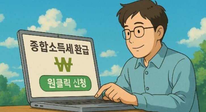 국세청 원클릭 환급 서비스 관련 사진
