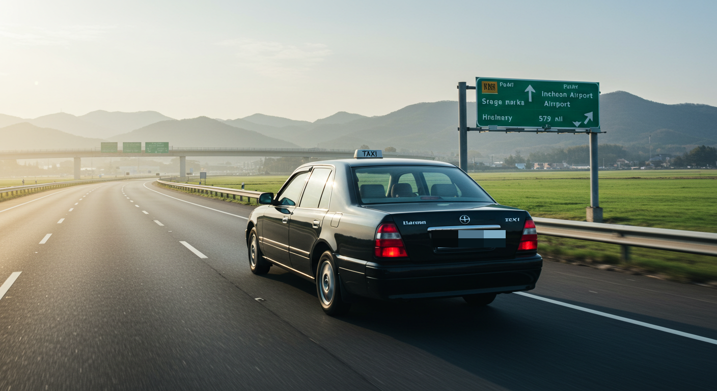 강진에서 인천공항 장거리 이동, 쏘쿨택시로 여유롭게 출발하세요 인포그래픽