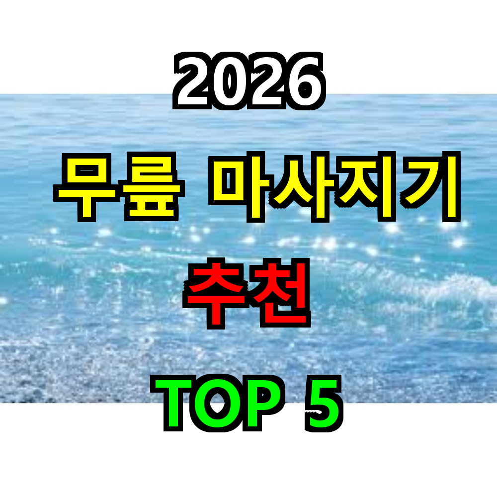 2026 무릎 마사지기 추천 TOP 5