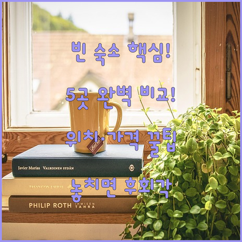 빈 여행 숙소 선택 가이드 5곳 위치..