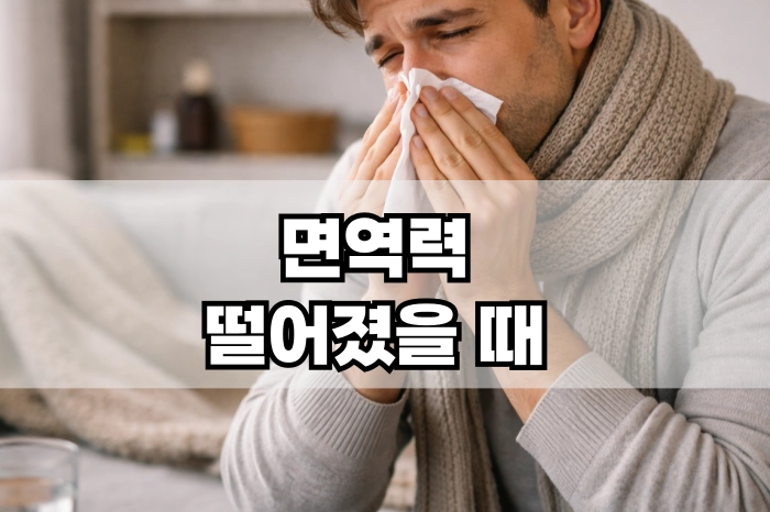 면역력이 떨어졌을 때 증상