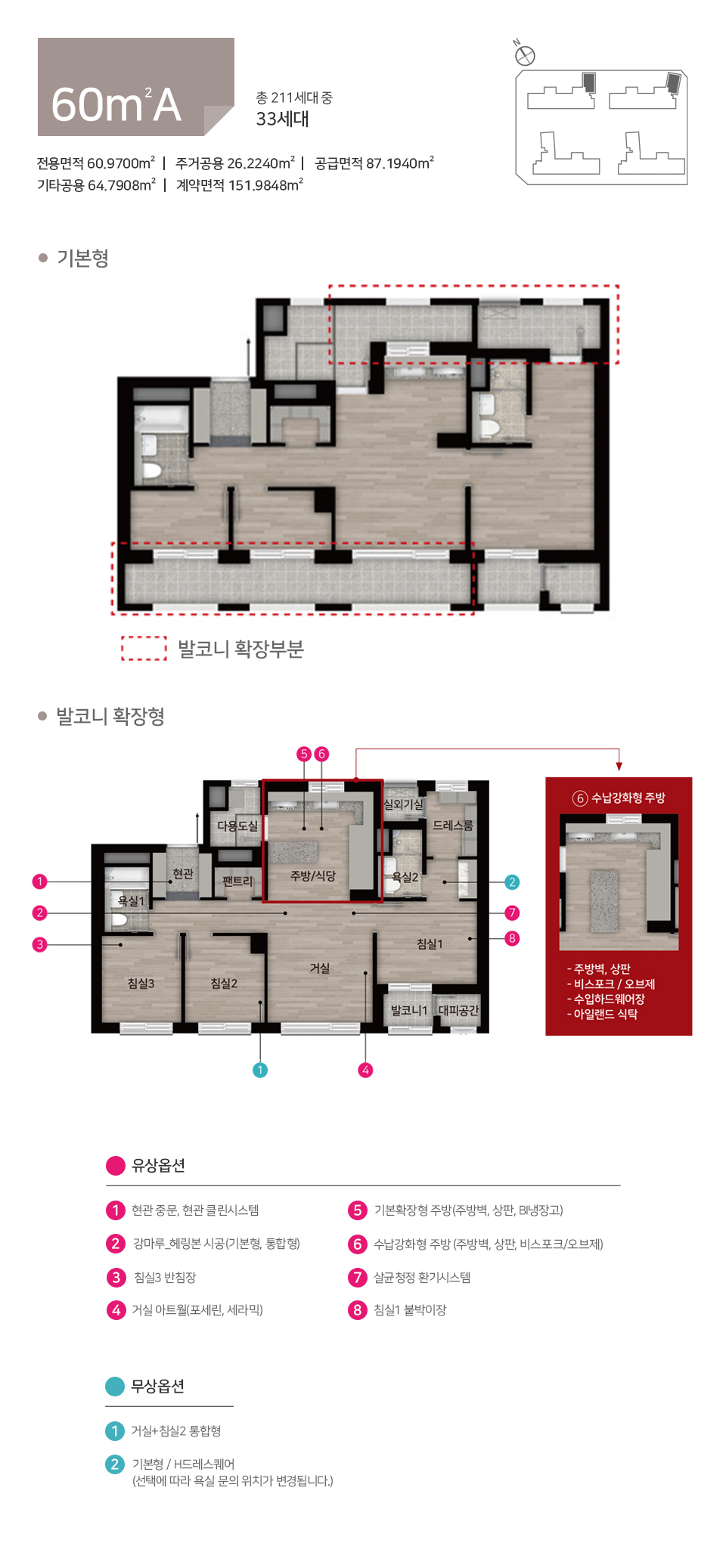 힐스테이트 광교중앙역 퍼스트 평면도