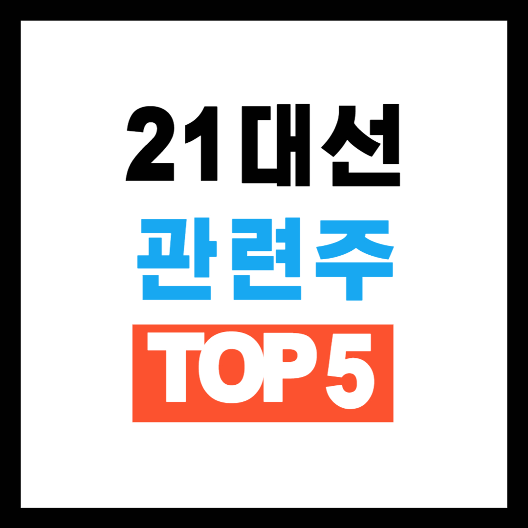 대선 관련주 TOP5 2025