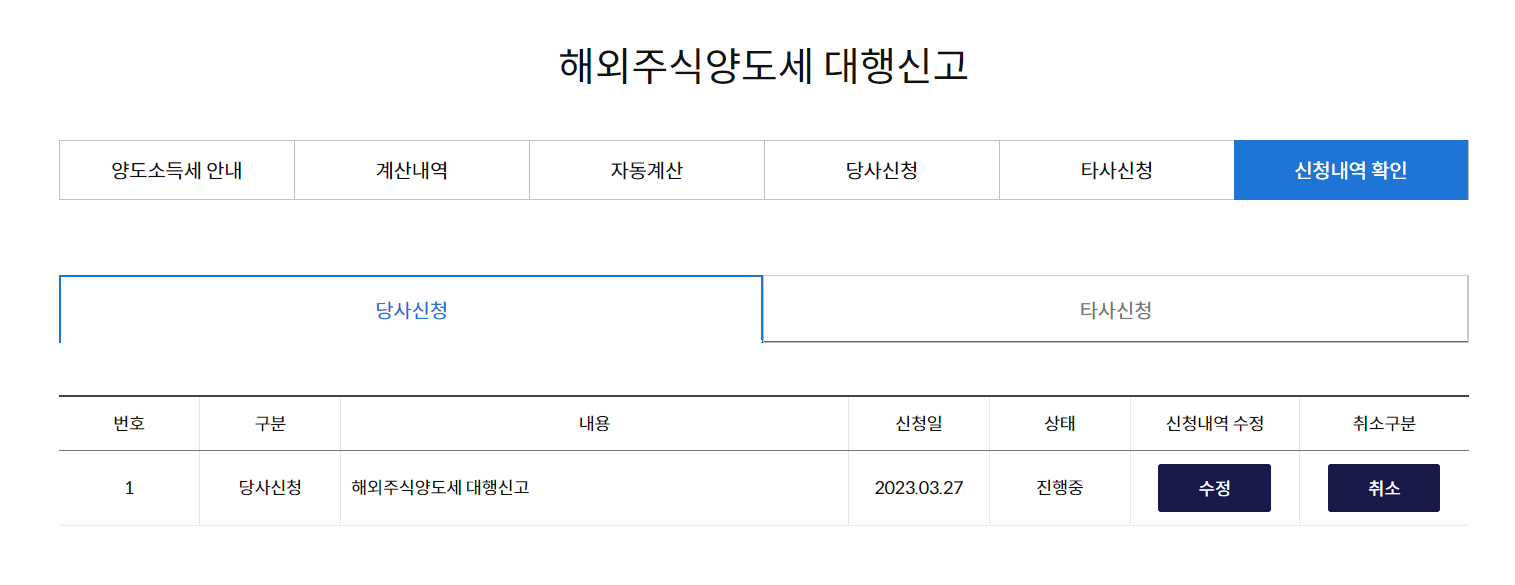 해외주식양도세-대행신고