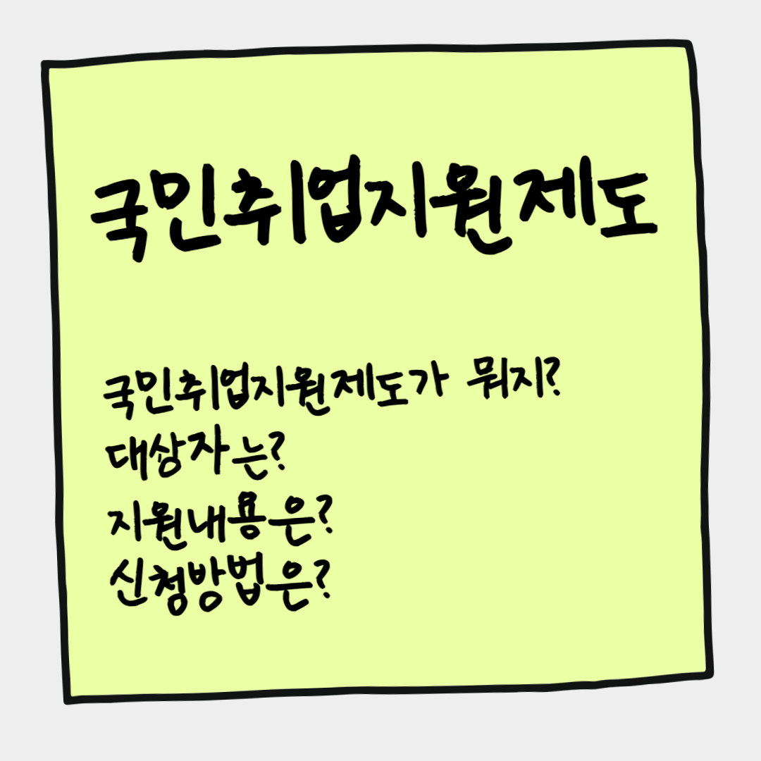 국민취업지원제도