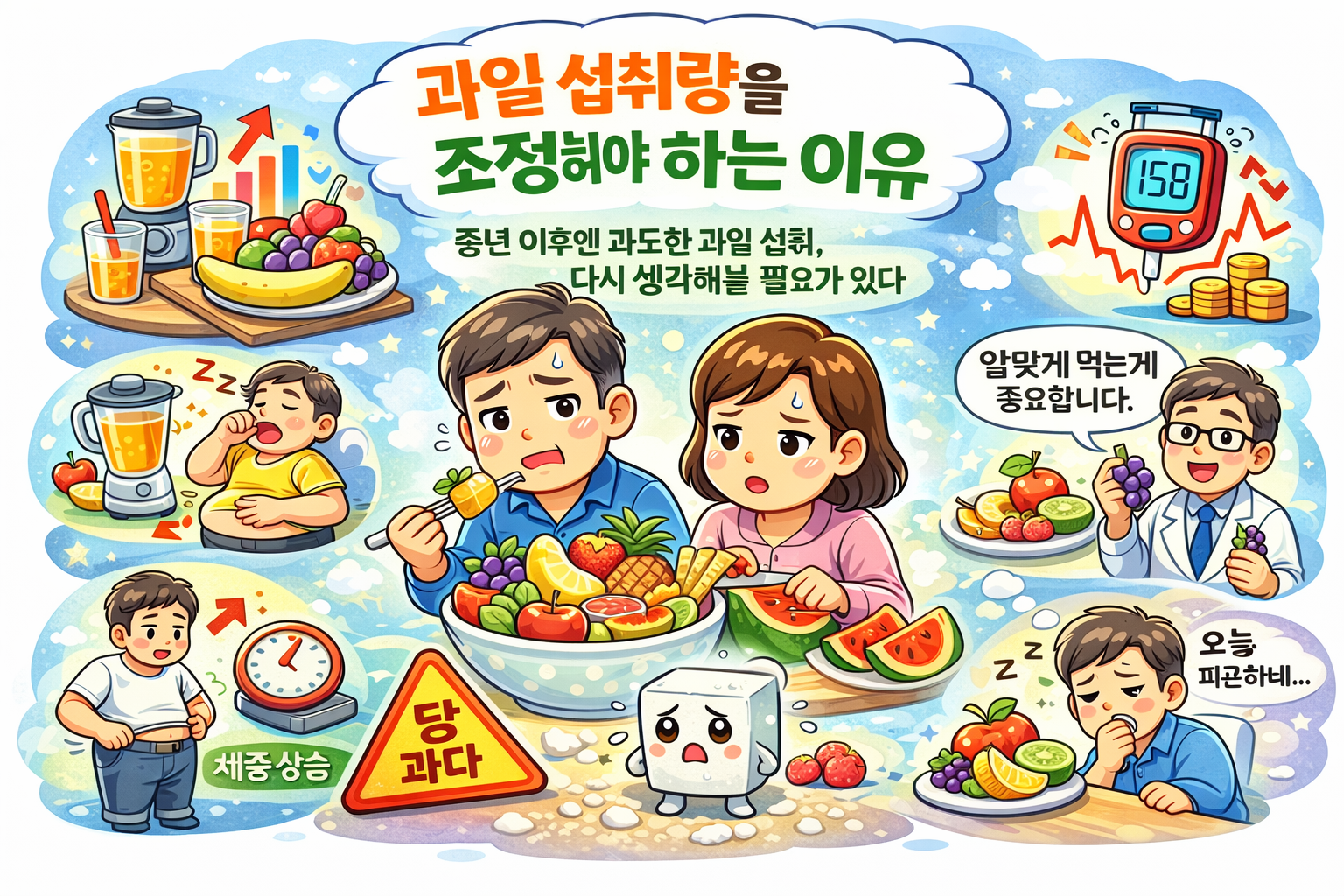 과일 섭취량을 조정해야 하는 이유