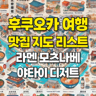 후쿠오카 맛집 지도 리스트 카드뉴스