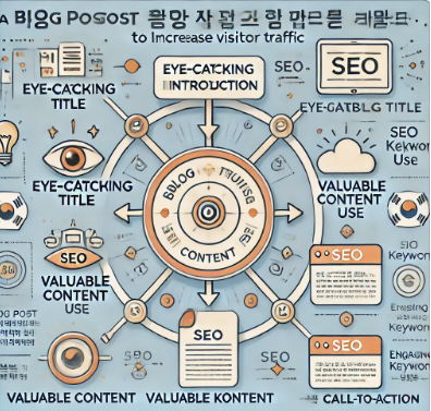블로그 방문자 늘리는 글쓰기 구조와 예시 관련 사진