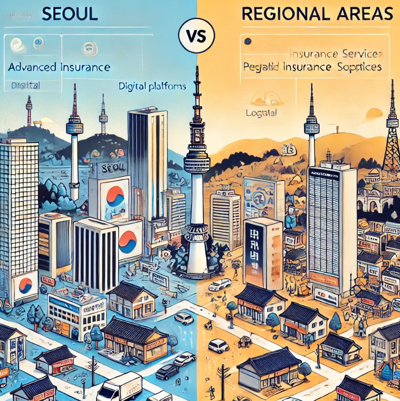 서울 vs 지방 보험료 차이 관련