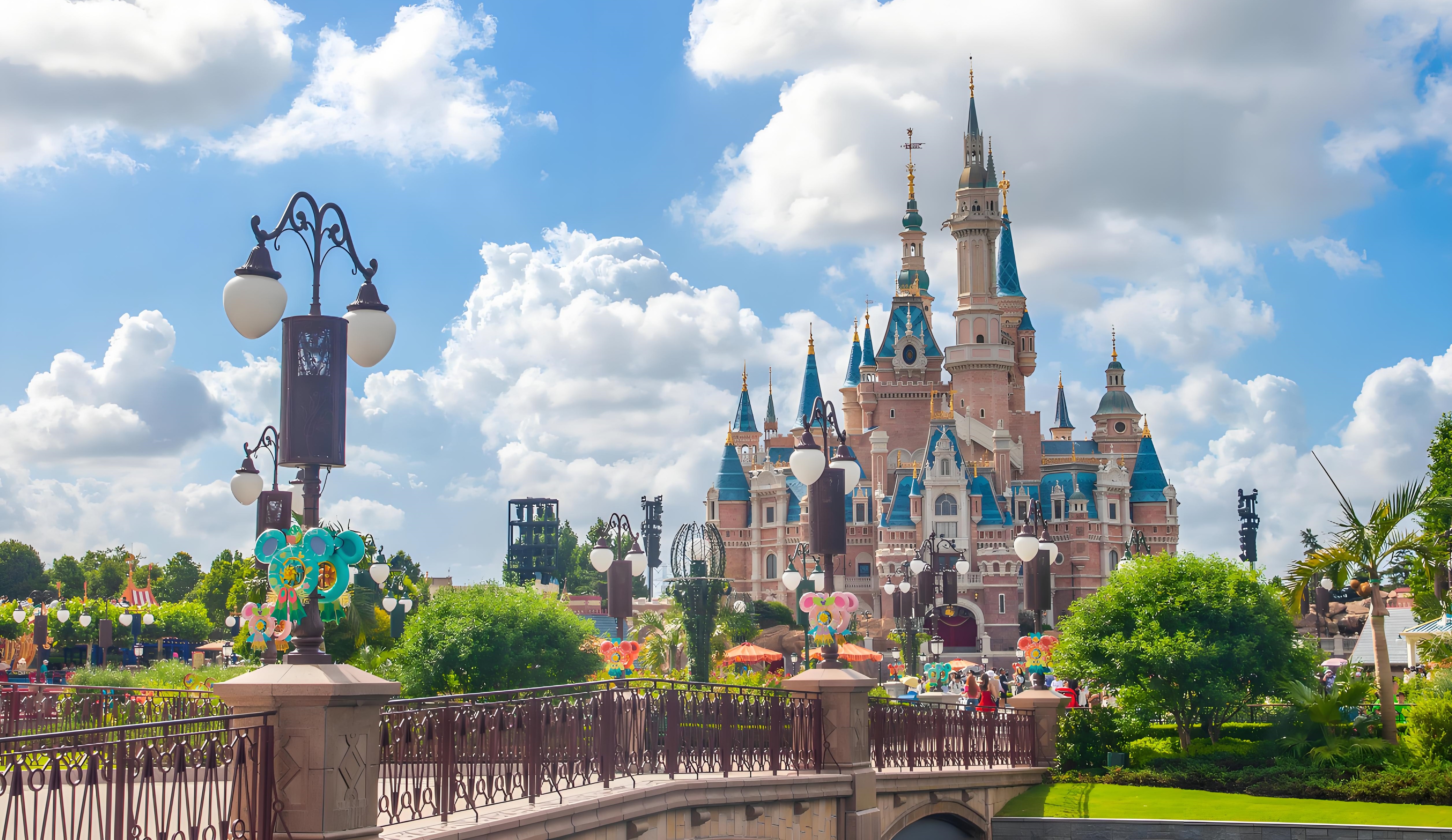 중국 상하이 디즈니 사진