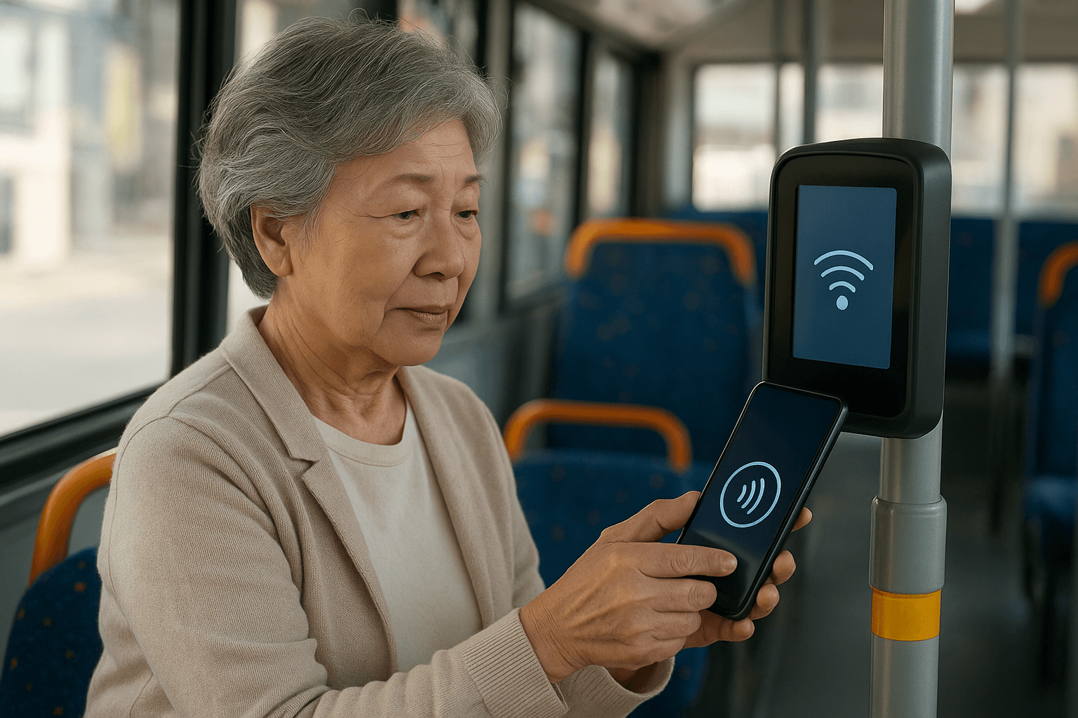노인 대상 디지털 기기 활용 교육법: 모바일 교통카드 사용 가이드