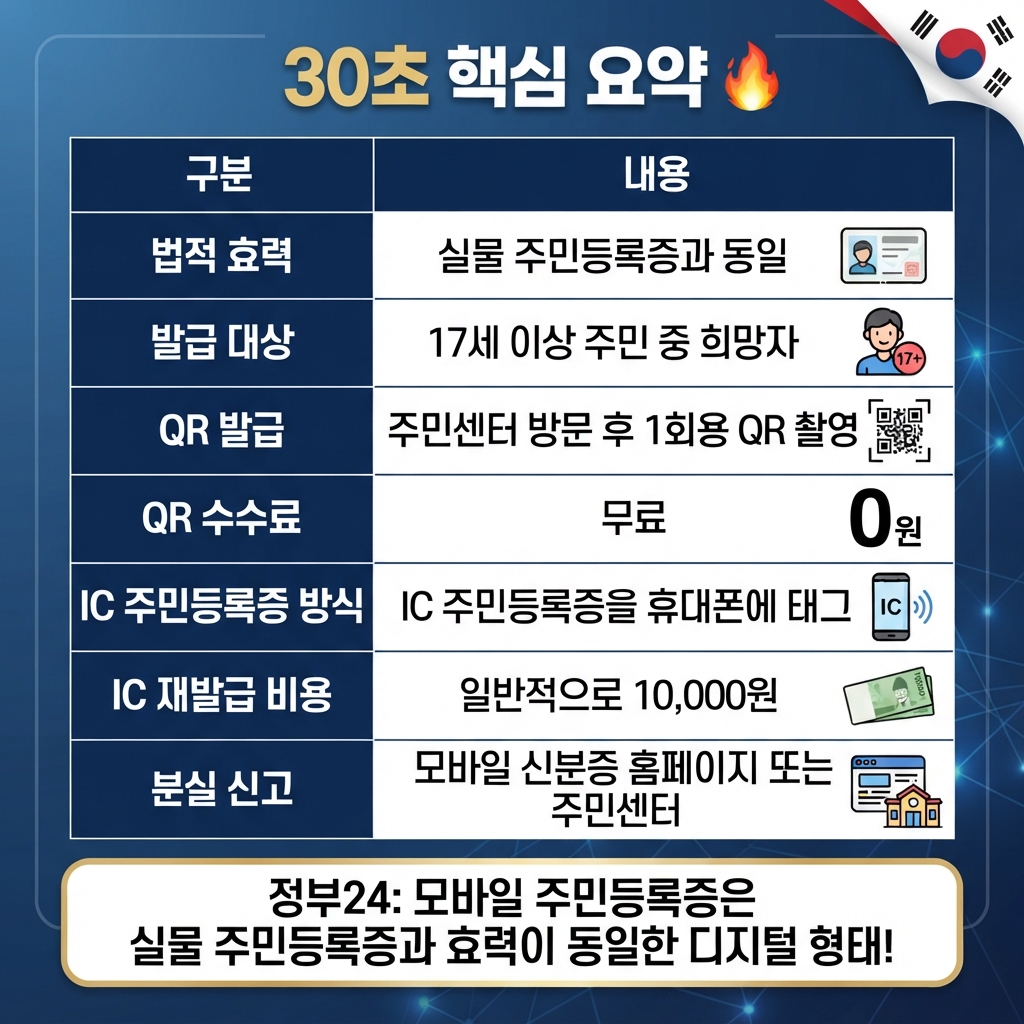 모바일 신분증 사용처 확인하기