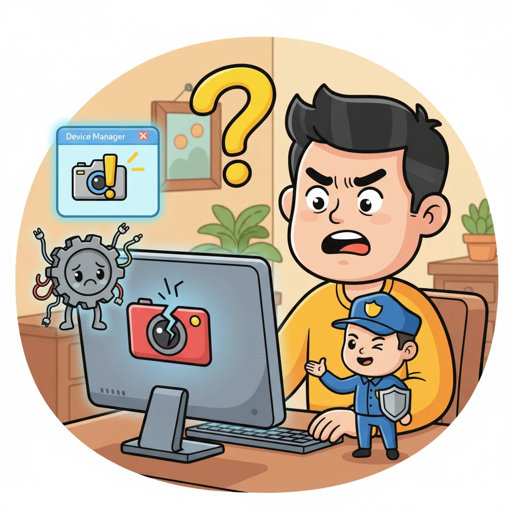 카메라 드라이버 업데이트 및 장치 관..
