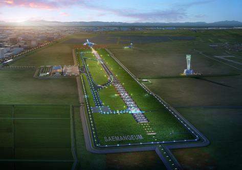 새만금공항 조감도
