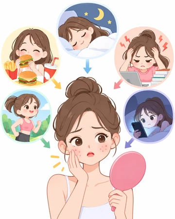 생활 습관에 따라 달라지는 피부상태17