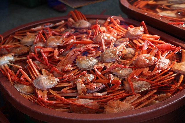 홍게찜 요리 사진