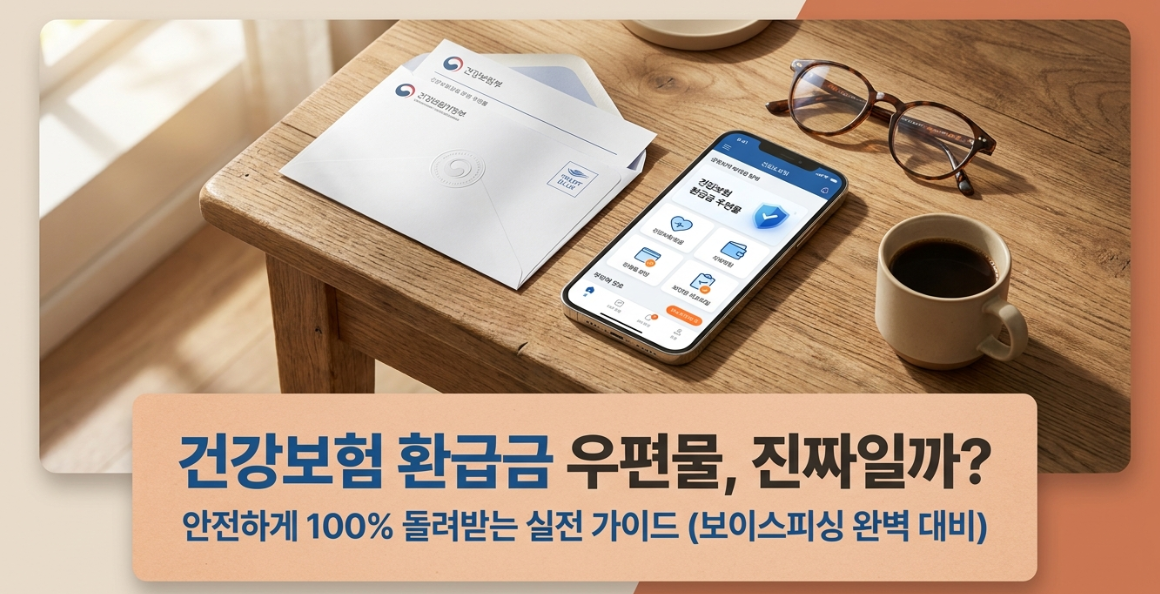 국민건강보험공단 환급금 우편물 진짜일까? 필수 점검 체크리스트 및 실전 수령기