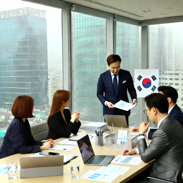 복잡한 문서와 차트를 활용한 업무 논의
