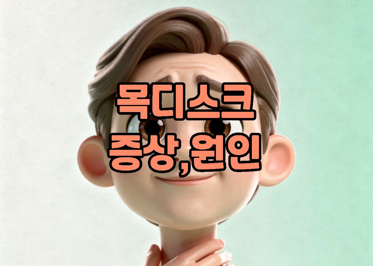 목디스크 증상 원인