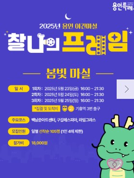 용인 야간마실 버스투어 체험