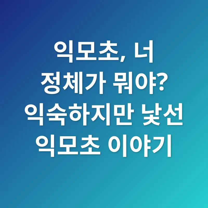 익모초 효능_1