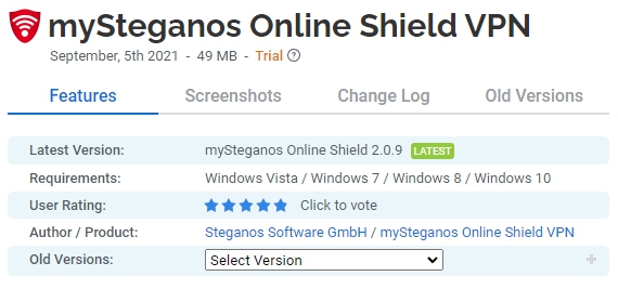 mySteganos-Online-Shield-VPN