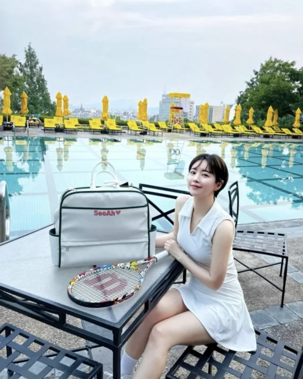 홍수아 단발머리