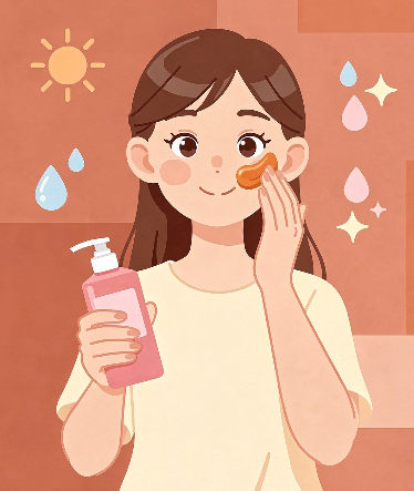 피부에 붉은 반점이 생기는 이유