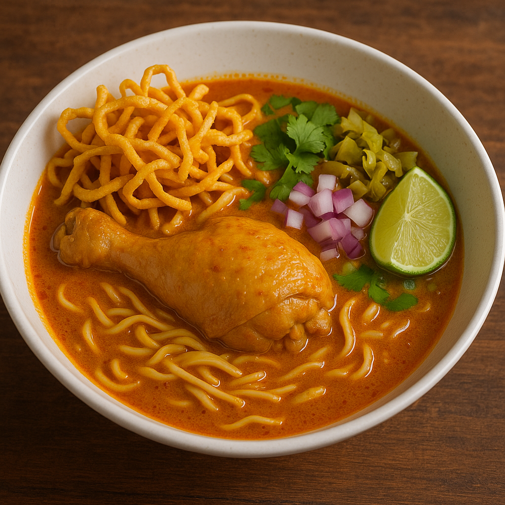 치앙마이 대표 음식 카오쏘이 사진