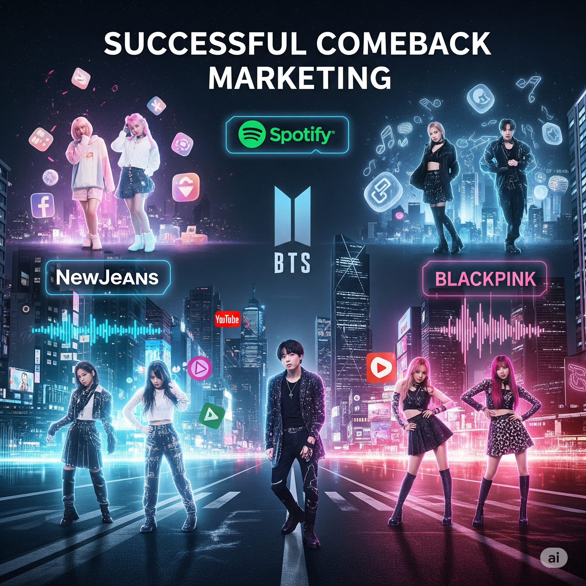 K-POP, 컴백 마케팅 성공 사례 분석 (NewJeans, BTS, BLACKPINK)