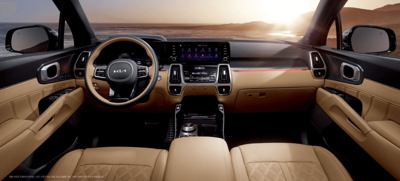 쏘렌토 하이브리드 실내