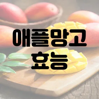 망고 효능 부작용 보관법으로_4