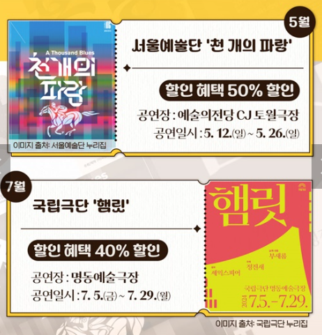 5월, 7월 공연