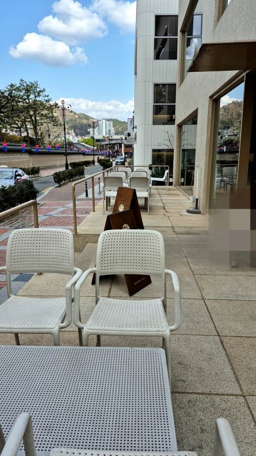 야외 테라스 좌석