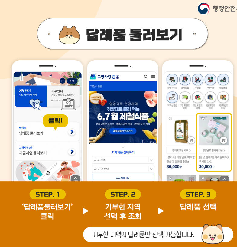 고향사랑 기부제 연말정산 