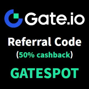 Gate.io 50% cashback