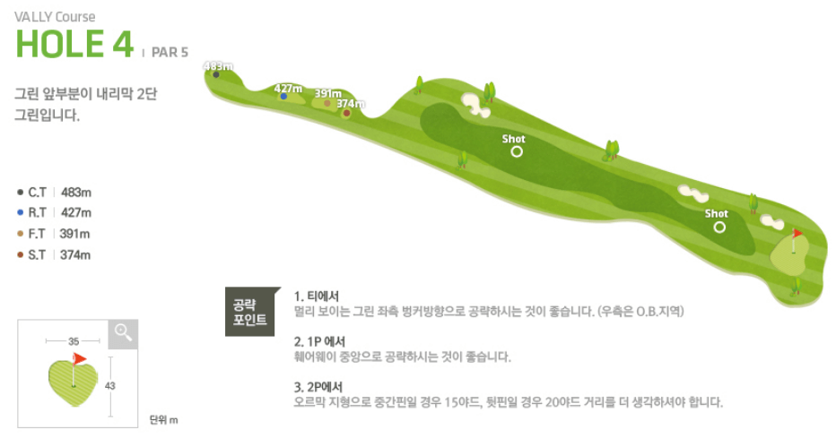 썬힐 골프클럽 밸리코스 4