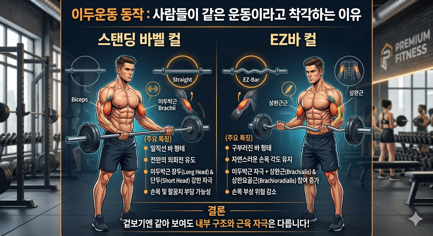 사람들이 같은 운동이라고 착각하는 이유