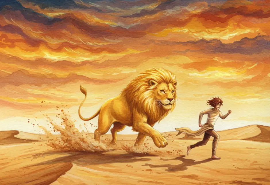사자에게 쫓기는 꿈