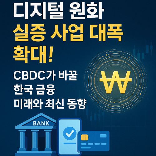 2025 디지털 원화 실증 사업 최신 소식! CBDC 기술·해외 동향 총정리