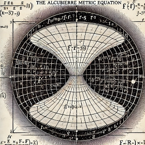 알큐비에레 수학적 방정식과 그래프가 혼합된 이미지