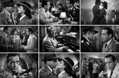 흑백영화 한 장면